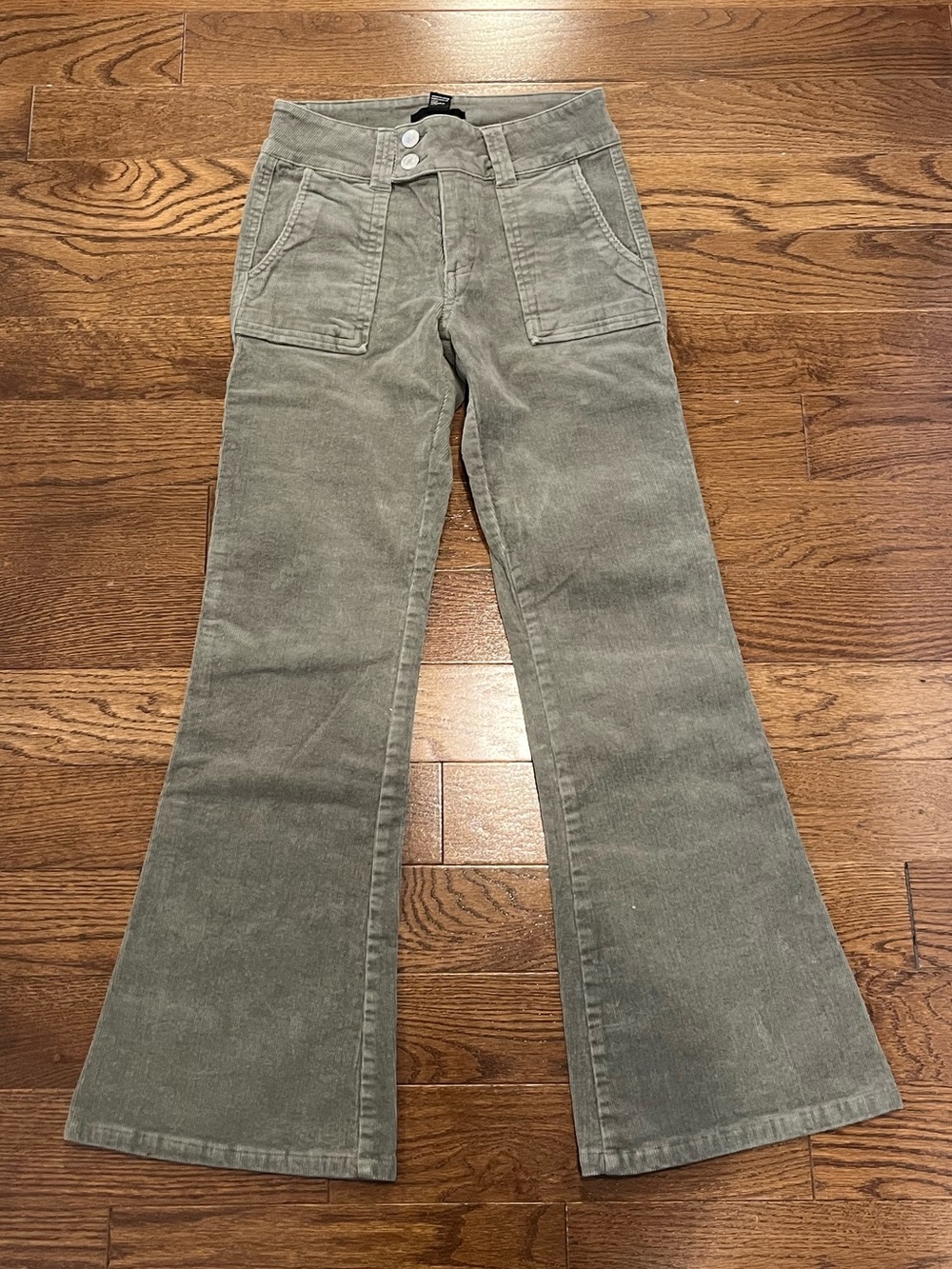 Forever 21 lowrise corduroy flare pant
